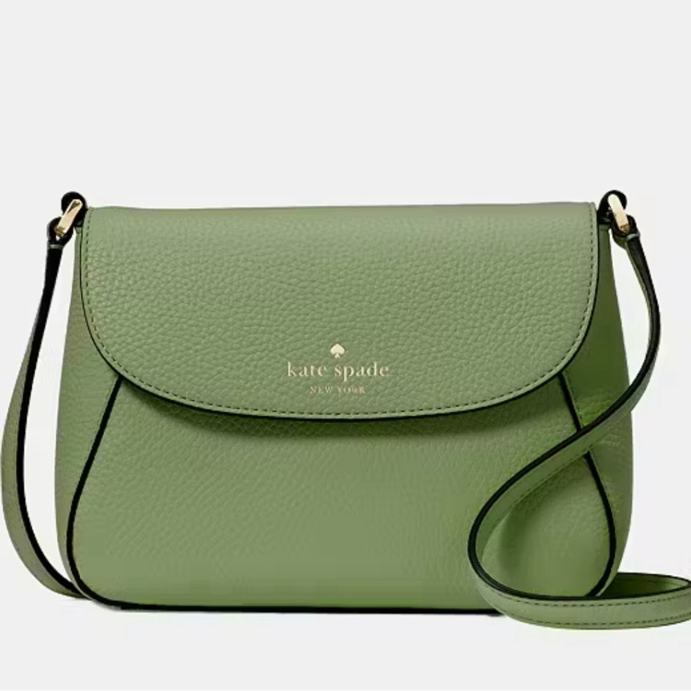 NWT Kate Spade Monica Small Flap Crossbody - Cedar Stand (Sage Green)